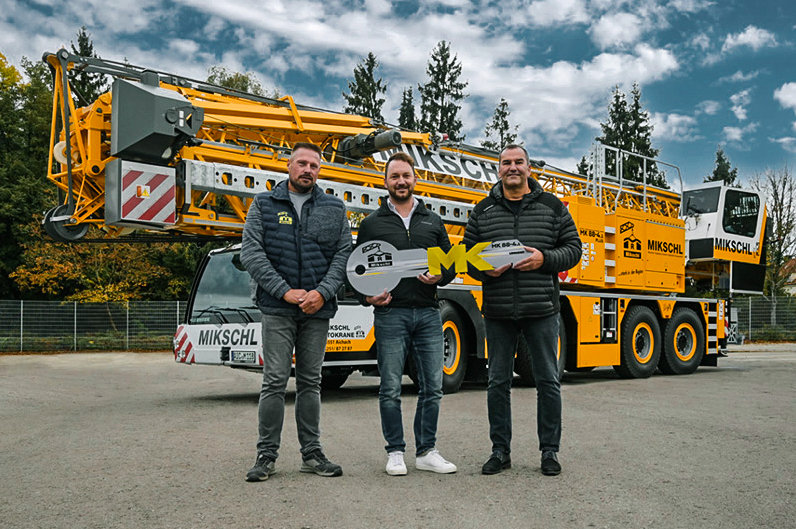 NEUER LIEBHERR-MOBILBAUKRAN: MIKSCHL AUTOKRANE ERGÄNZT BESTEHENDE FLOTTE